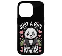 Panda Bear Just A Girl Who Loves Pandas Endangered Animals Case for iPhone 13 Pro