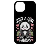 Panda Bear Just A Girl Who Loves Pandas Endangered Animals Case for iPhone 14