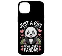 Panda Bear Just A Girl Who Loves Pandas Endangered Animals Case for iPhone 14 Plus