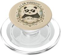 Panda Bear Pandastic Just the Way I am Whimsical PopSockets PopGrip for MagSafe
