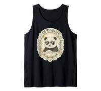 Panda Bear Pandastic Just The Way I am Whimsical Tank Top