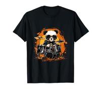 Panda Bear Playing Drums - Animal Panda Lover Drum set T-Shirt