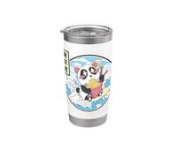 Panda Bear Ramen Japanese Wave Vaporwave Kawaii Anime Boy Stainless Steel Insulated Tumbler
