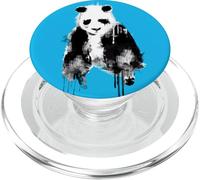 Panda Bear Save the Planet Environmental Protection Sad Crying PopSockets PopGrip for MagSafe