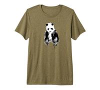 Panda Bear Save The Planet Environmental Protection Sad Crying Premium T-Shirt