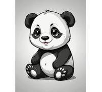 Panda Bear School Notebook
