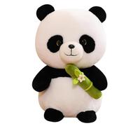 Panda Bear Stuffed Animal | Holding Bamboos Panda Soft Toy,Plush Stuffed Animals, Bear Plush, Realistic Handmade, Vivid for Children