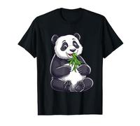 Panda Bear with Bamboo, Kids Panda Bear Value Graphic T-Shirt