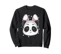 Panda Bear with Rabbit Ear Hat Sweatshirt