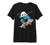 Panda Bears Skateboard Premium T-Shirt