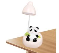Panda Bedside Lamp,LED Reading Desk Lamp | Rechargeable Desk Nightstand Lamps, Dimmable Reading Books Panda Light with Drawer, 3 Light Modes for Kids Bedroom
