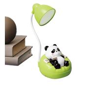Panda Bedside Lamp,Reading Books Panda Light - Dimmable Desk Nightstand Lamps, Rechargeable Lying Sofa Panda Lamp with Drawer, 3 Light Modes for Holiday Birthday