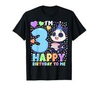 Panda Birthday Party Shirt | Boys 3rd Birthday Panda T-Shirt