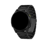 Panda Bobo 20mm Strap H Link for Garmin Vivoactive 3/3 Music/Venu/Venu 2 Plus/sq/sq 2/Forerunner 245/645/55, Soft Silicone Watch Band Replacement for Garmin Vivomove HR/Instinct 2S/Fenix 7S (Black)