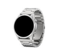 Panda Bobo 20mm Strap H Link for Garmin Vivoactive 3/3 Music/Venu/Venu 2 Plus/sq/sq 2/Forerunner 245/645/55, Soft Silicone Watch Band Replacement for Garmin Vivomove HR/Instinct 2S/Fenix 7S (Silver)