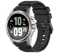Panda Bobo 24mm Silicone Strap for Garmin Venu X1,Coros Nomad,Ticwatch Pro 5/Pro 5 Enduro/Atlas,iTouch Air 3 (Black)