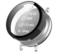 Panda Bobo Case Compatible for Garmin Lily 2, Hard PC Bumper with HD Clear Tempered Glass Screen Protector, Scratch Resistant (Black)