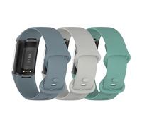 Panda Bobo Compatible with Fitbit Charge 5 Charge 6 strap Replacement Band Classic Wristband Women Men Small large (Large, Pack D - 3 Pcs)