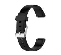 Panda Bobo Compatible with Fitbit Luxe Strap Replacement Band Classic Wristband Women Men Small large (Black, Small)