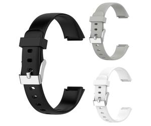 Panda Bobo Compatible with Fitbit Luxe Strap Replacement Band Classic Wristband Women Men Small large (Pack A - 3 Straps, Small)