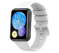 Panda Bobo Compatible with Huawei Watch Fit 2 Replacement Wrist Band Watchband Sport Strap (White)