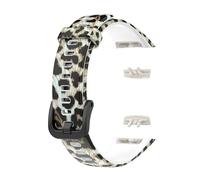 Panda Bobo For Huawei Band 6/6 pro, Honor Band 6/7, Replacement Silicone Sport Watch band Strap (Leopard Print)