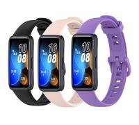 Panda Bobo For Huawei Band 8/Band 9 Replacement Silicone Sport Watch band Strap (Pack B - 3 Straps)