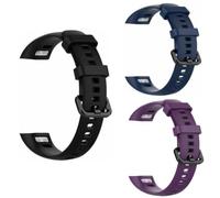 Panda Bobo For Huawei Honor Band 4/5 Wrist Watch Replacement Silicone Sport Watch band Strap (Pack A - 3 Straps)