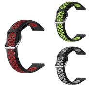 Panda Bobo for Reflex Active Watch Strap Silicone Replacement Watch Band Series 4/5/6/7/9/10/12/13/14/15/16/23/26 Double Colour Sports (Pack A - 3 Straps)
