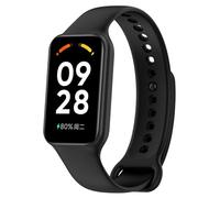 Panda Bobo for Xiaomi Redmi Smart Band 2 Wrist Strap Replacement Silicone Sport Watch Band (Black)