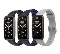 Panda Bobo For Xiaomi Smart Band 7 Pro Silicone Strap Wristband Mi Band 7 Pro Sport Strap (Pack A - 3 Straps)
