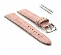 Panda Bobo Leather Watch Strap For Reflex Active Series 18 Fine Calf Leather Watch Strap Replacement (Pink Alligator)
