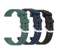 Panda Bobo Silicone Watch Strap, Replacement Band for Reflex Active Series 3 (Pack A - 3 Straps)