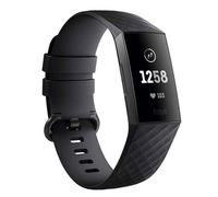 Panda Bobo Strap Compatible for Fitbit Charge 3/Fitbit Charge 4, Adjustable Classic Replacement Silicon Wristband (Small, Black)