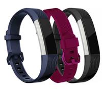 Panda Bobo Strap Compatible with Fitbit Alta HR/Alta/Ace Replacement Silicone Strap Sports Band (Large, Pack A - 3 Straps)