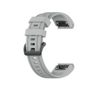 PANDA BOBO Strap Compatible with Garmin Fenix 7S/6S/6S Pro/5S/5S Plus/Instinct 2S, Soft Silicone Sport Replacement Watch Band for Women Men (Grey)