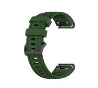 PANDA BOBO Strap Compatible with Garmin Fenix 7S/6S/6S Pro/5S/5S Plus/Instinct 2S, Soft Silicone Sport Replacement Watch Band for Women Men (Army Green)