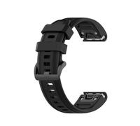 PANDA BOBO Strap Compatible with Garmin Fenix 7S/6S/6S Pro/5S/5S Plus/Instinct 2S, Soft Silicone Sport Replacement Watch Band for Women Men (Black)