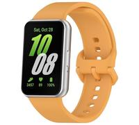 PANDA BOBO Strap Compatible with Samsung Galaxy Fit 3, Soft Silicone Replacement Band for Galaxy Fit 3 SM-R390, Adjustable Sport Wristband for Men & Women, Multiple Colours (Yellow)