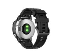 Panda Bobo Straps for Garmin Fenix 7S 6S 6S Pro 5S 5S Plus Instinct 2S Watch Strap Silicone Band (Black)