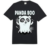 Panda Boo Funny Ghost Panda Costume Halloween Comfort Colors Adult Heavyweight T-Shirt