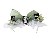 Panda Bowknot Hair Clip Costume Fringed Hairclip Women Hair Styling Side Clip For Thin Hair Girl Traditional Barrettes Women Hair Decors