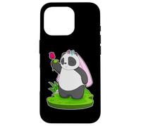 Panda Bride Flower Wedding Case for iPhone 16 Pro