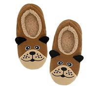 Panda Bros Slipper Socks for Men, Mens Slipper Socks with Non Skid Bottoms, Cozy Animal House Slippers
