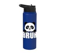 Panda Bruh Funny Zoo Animal Lover Stainless Steel Insulated Water Bottle