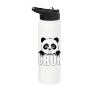 Panda Bruh Funny Zoo Animal Lover Stainless Steel Insulated Water Bottle