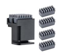 Panda Brush PX Nozzle Cleaning Tool Kit for Bambu-Lab P1P/P1S/X1/X1C/X1E 3D Printer - Includes 4 Extra Silicone Brushes & Heated Bed Mounted Wiper