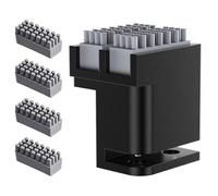 Panda Brush PX with 4 Extra Silicone Brushes, 3D Printer Accessories,Dual Brush Heads Replacement Silicone Nozzle Wiper,Plug in Play,Nozzle Cleaning Tool Kit,For Bambu-Lab P1S/P1P/X1C/X1E 3D Printers