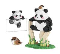 Panda Building Blocks Set, Panda Cute Animals Building Sets, Gift for Adults and Children, Panda Micro Building Blocks Suit for Children 9+ Years Old
