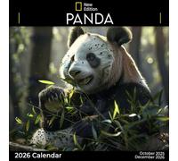 Panda Calendar 2026: A Year of Adorable and Endangered Pandas in the Wild | Kalender Calendario Calendrier